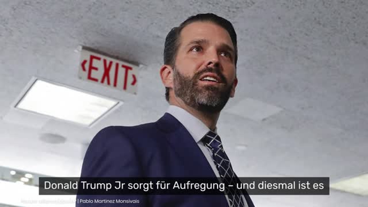 Donald Trump Jr.: 'Was für ein Versager muss man sein' - Präsidenten-Sohn erzürnt mit neuen Bildern