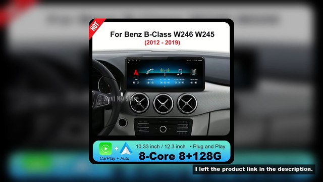Navigation GPS Android Auto Wireless CarPlay For Mercedes Benz B-class W246 W245 2012 - 2019 Car Rad
