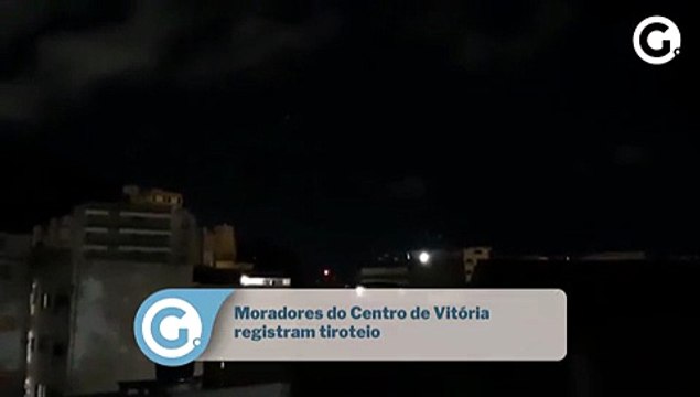 Vídeo: moradores do Centro de Vitória registram tiroteio e PM é acionada