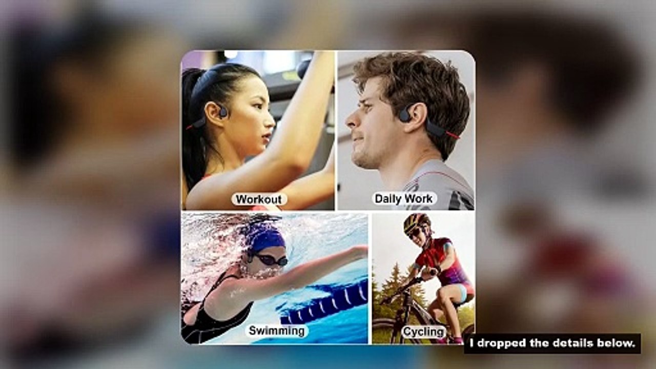 for shokz Bone Conduction Bluetooth Headphones 32G Memory Sports for run Waterproof Swimming headset