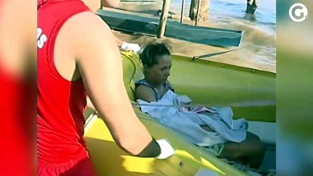 Mulher que deu à luz em barco tem outro filho durante enchente em Linhares