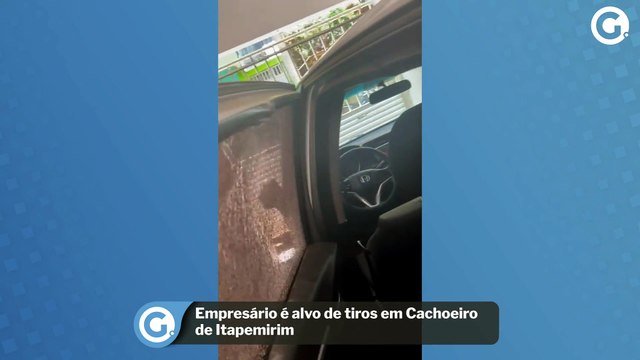 Empresário é alvo de tiros em Cachoeiro de Itapemirim