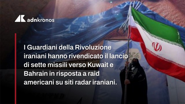 Iran, missili iraniani contro Kuwait e Bahrain dopo raid Usa. Trump ai mediatori: Tempo dei colloqui sta finendo