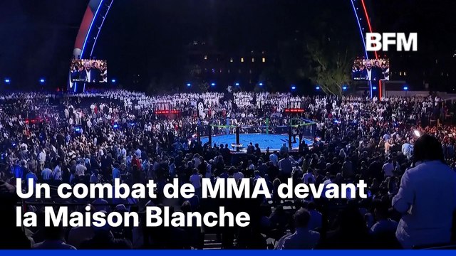 MMA, feu d'artifice, survol d'avions... Les États-Unis et Donald Trump fêtent leurs anniversaires