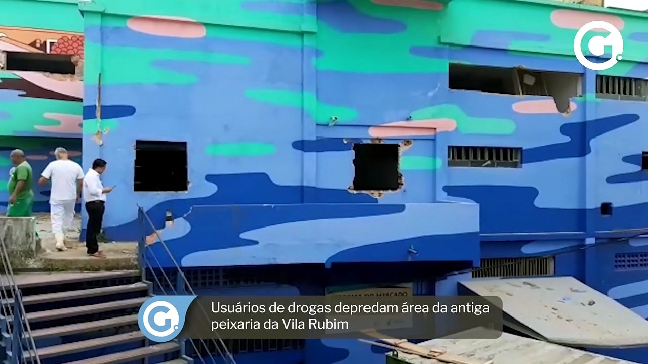 Usuários De Drogas Depredam Área Da Antiga Peixaria Da Vila Rubim