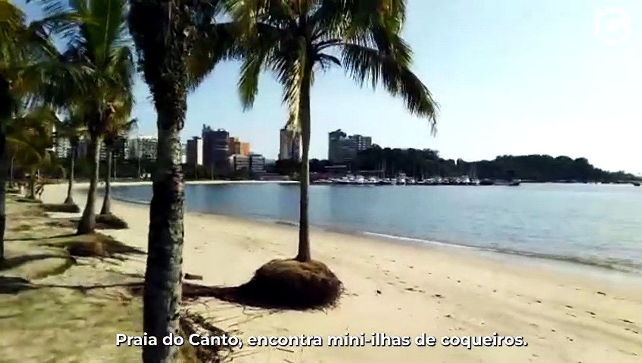 Erosão na Praia do Iate Clube, em Vitória