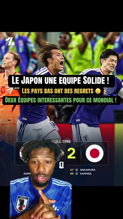 Le japon fais 2-2 contre les pays bas en coupe du Monde !