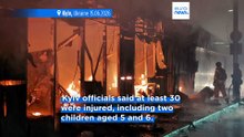 Russian strikes on Ukraine kill at least 11 and leave historic Kyiv cathedral in flames