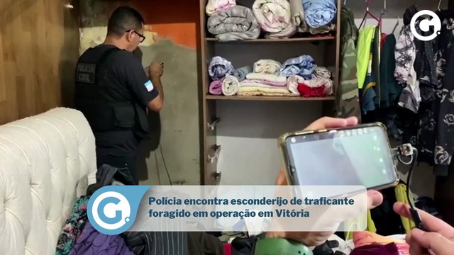 Polícia encontra esconderijo de traficante foragido em operação em Vitória