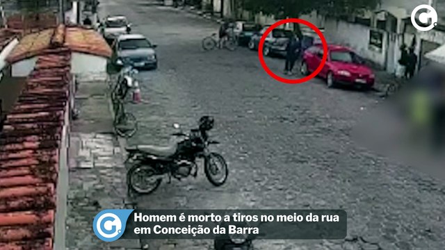 Homem é morto a tiros no meio da rua em Conceição da Barra