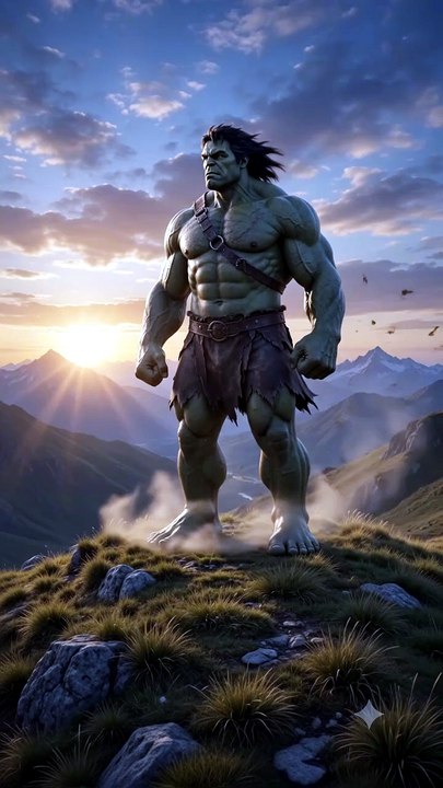 Hulk motivation AI video