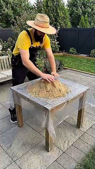 Sunflower Sink for the Garden - Creative Idea