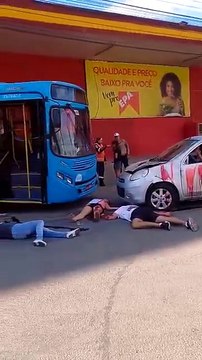 Maio Amarelo: simulação de acidente na Serra chama atenção para responsabilidade no trânsito