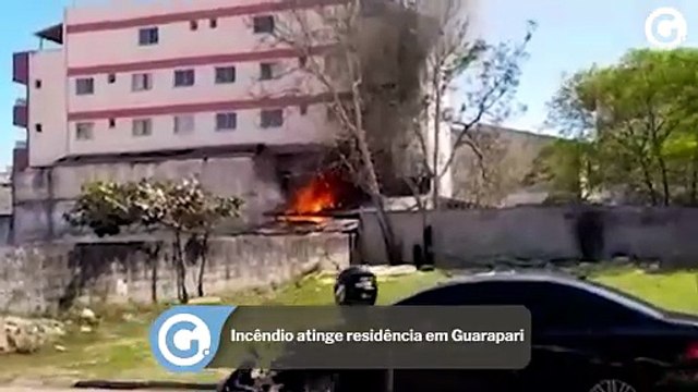 Incêndio atinge residência em Guarapari