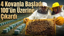 Emekli imam eşiyle birlikte arıcılığa başladı, kovan sayısı yüzü aştı