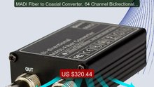 MADI Fiber to Coaxial Converter, 64 Channel Bidirectional Audio, S... -- Best Deal 2026 | Shop Now!