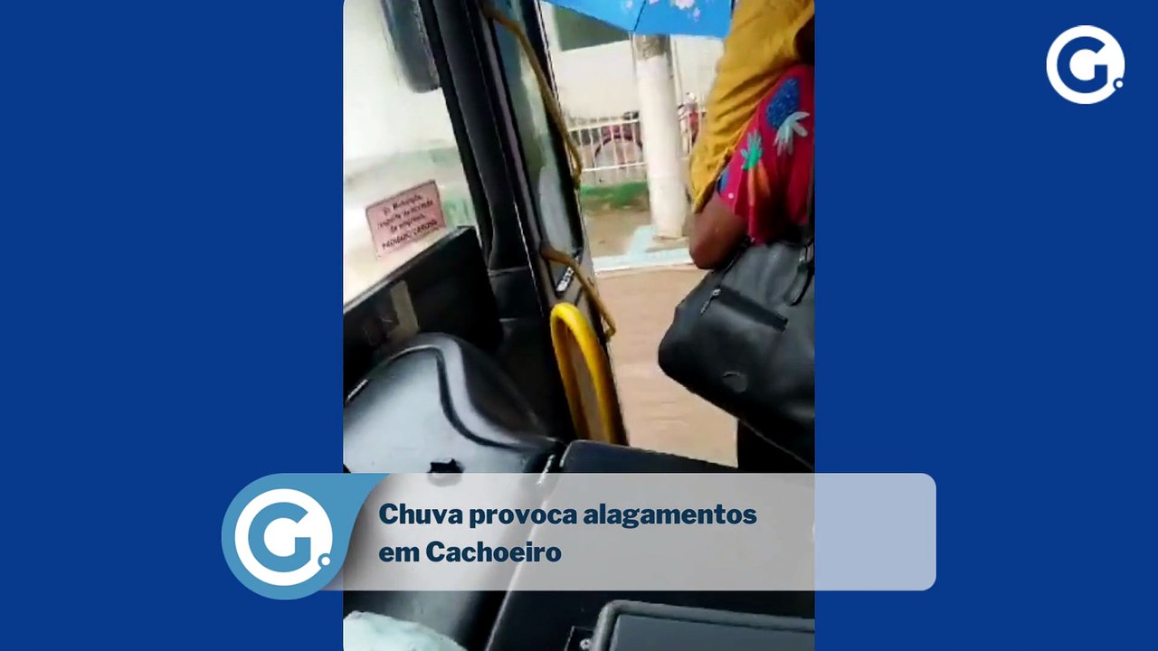 Chuva provoca alagamentos em Cachoeiro