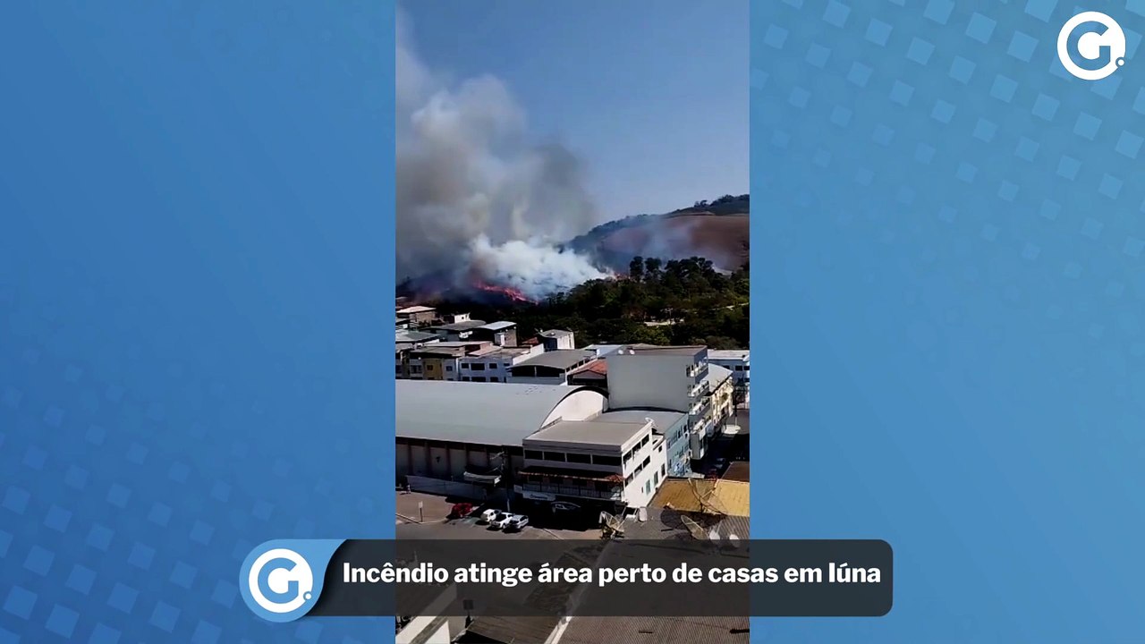 Incêndio atinge área perto de casas em Iúna