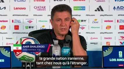 Iran - Le sélectionneur suit la devise de la FIFA : “le football est séparé  de la politique”
