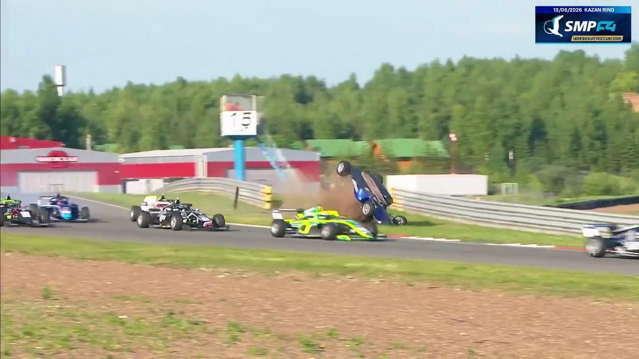 SMP F4 Championship 2026 Kazan Ring Race 2 Restart Karpov Flips