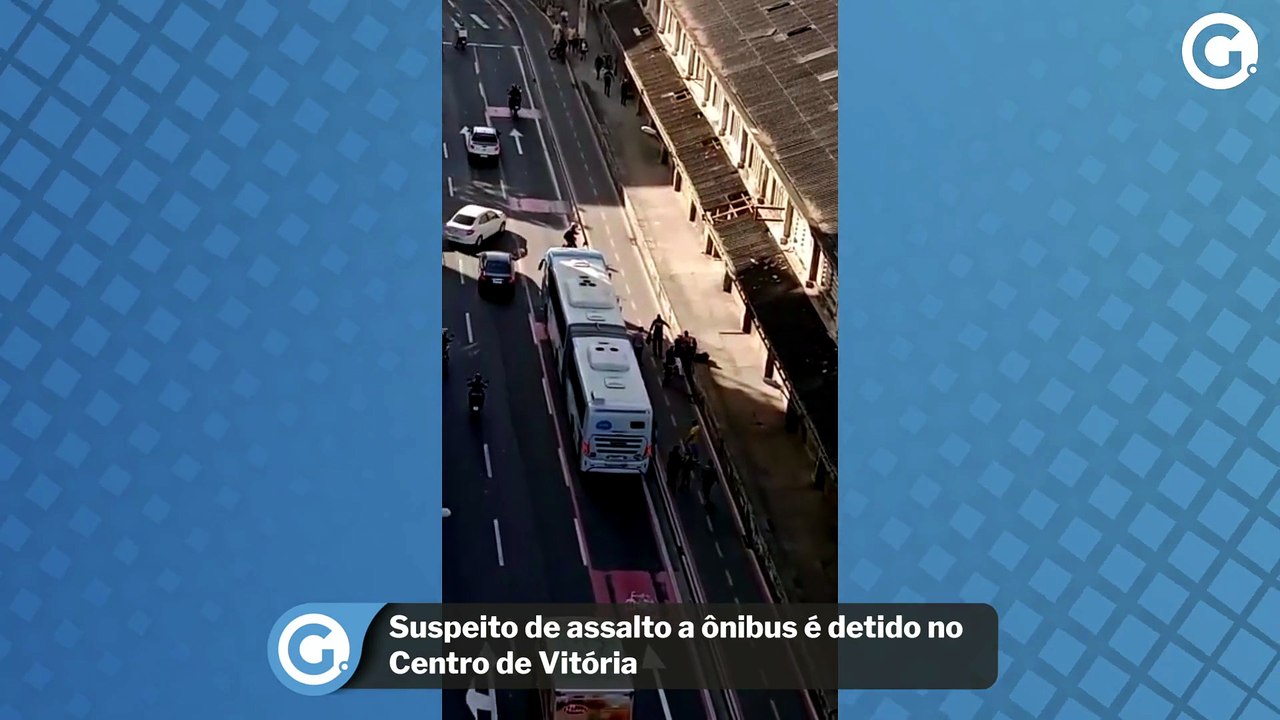 Suspeito de assalto a ônibus é detido no Centro de Vitória