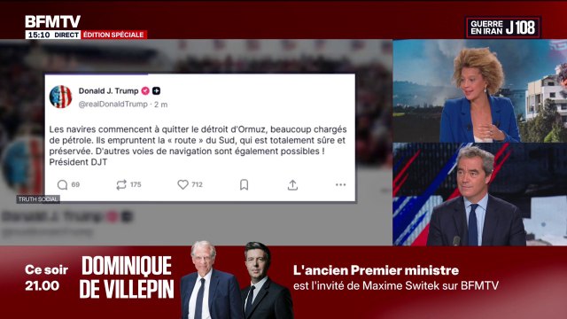 Moyen-Orient: Les navires commencent à quitter le détroit d'Ormuz , affirme Donald Trump