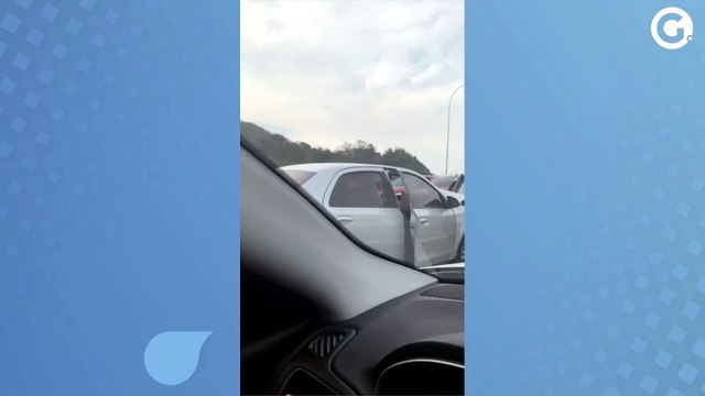 Acidente ocorreu na tarde desta quinta-feira (22), na Terceira Ponte, sentido Vila Velha