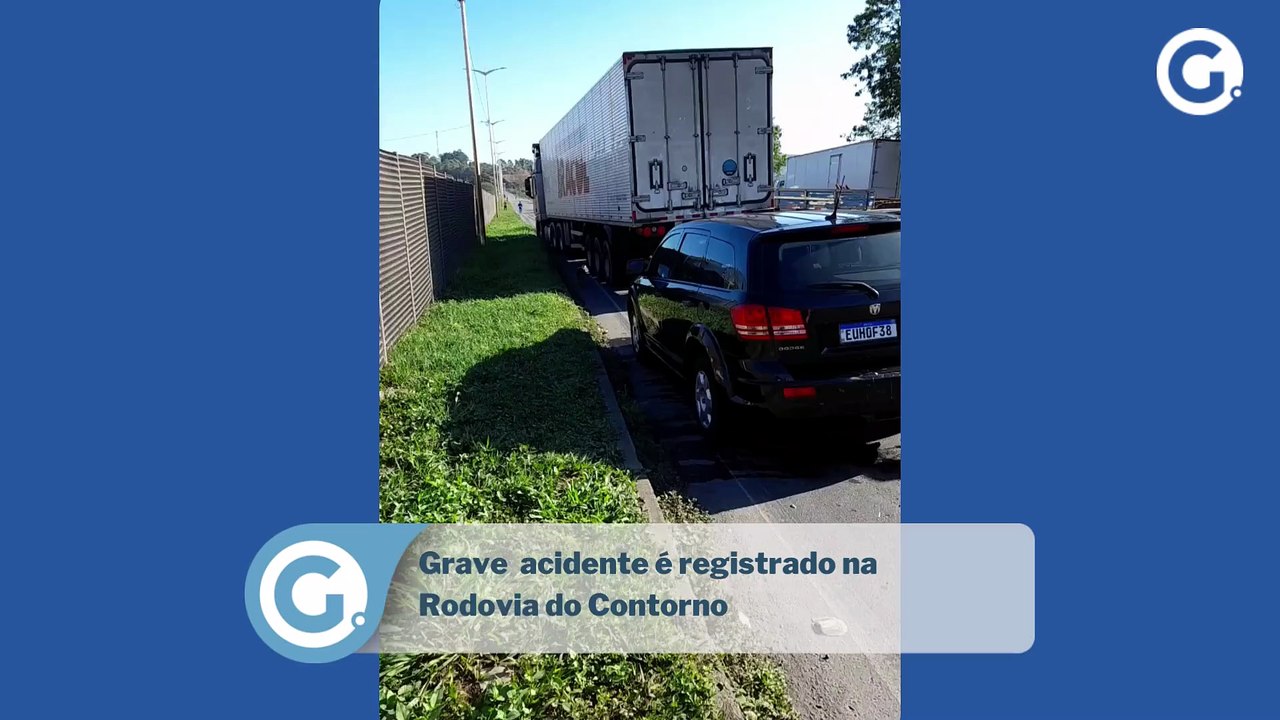 Grave acidente é registrado na Rodovia do Contorno