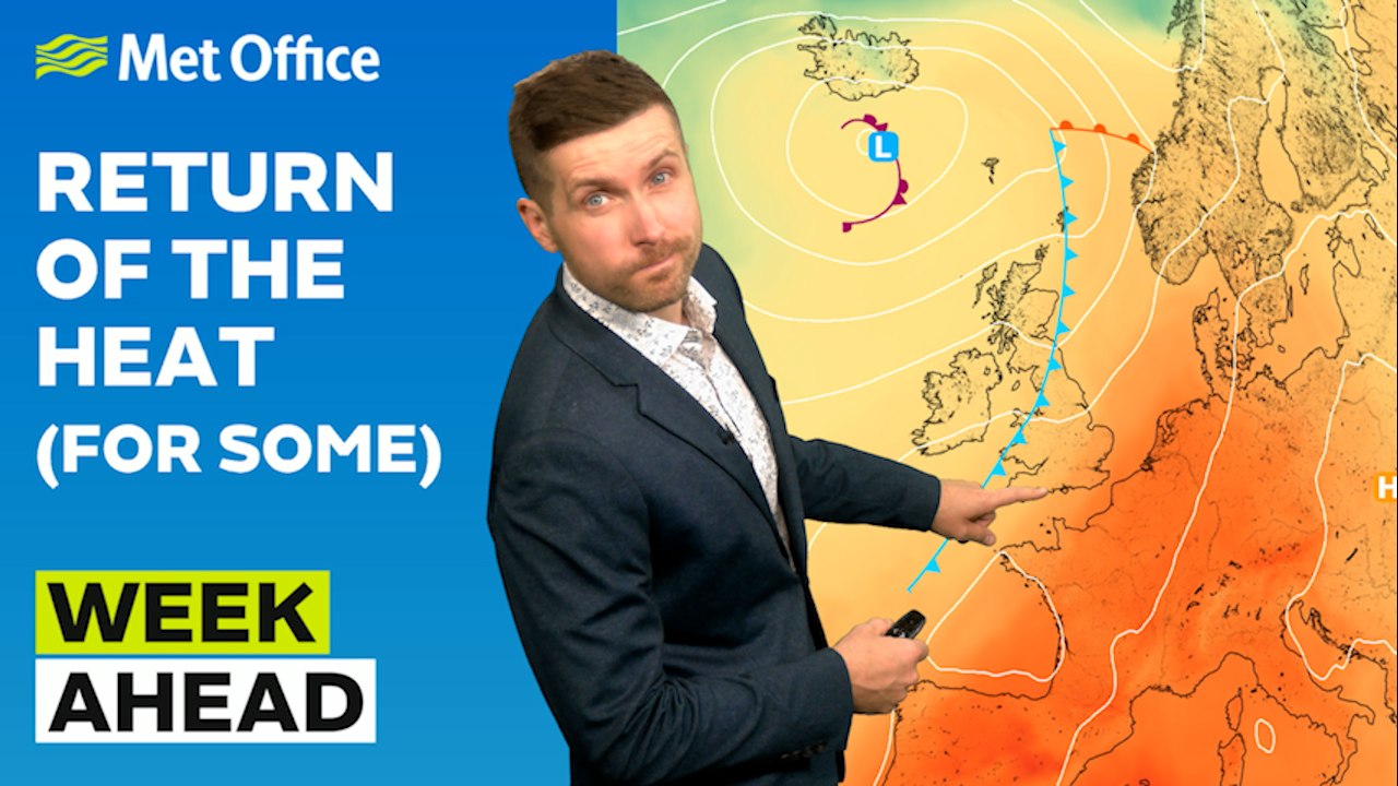 Week Ahead 15/06/2026 – Heat not getting everywhere– Met Office weather forecast UK