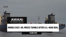 Oil prices tumble after U.S.-Iran deal