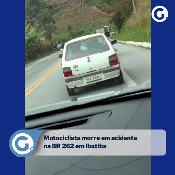 Motociclista morre em acidente na BR 262 em Ibatiba