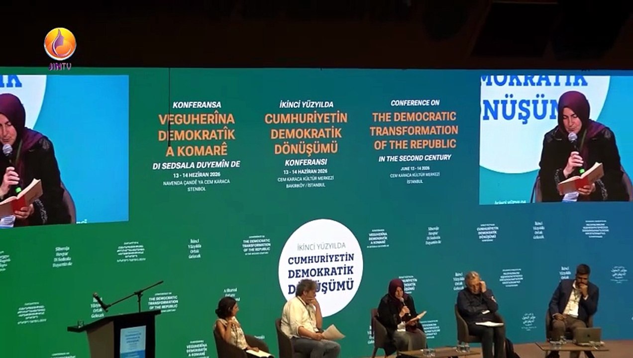 JIN TV |ÖZEL PROGRAM-Raziye Kurtok-kinci Yüzyılda Cumhuriyetin Demokratik Dönüşümü Konferansı