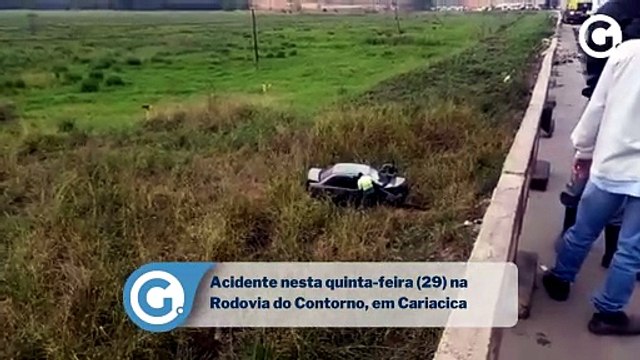 Acidente deixa dois feridos na Rodovia do Contorno, em Cariacica