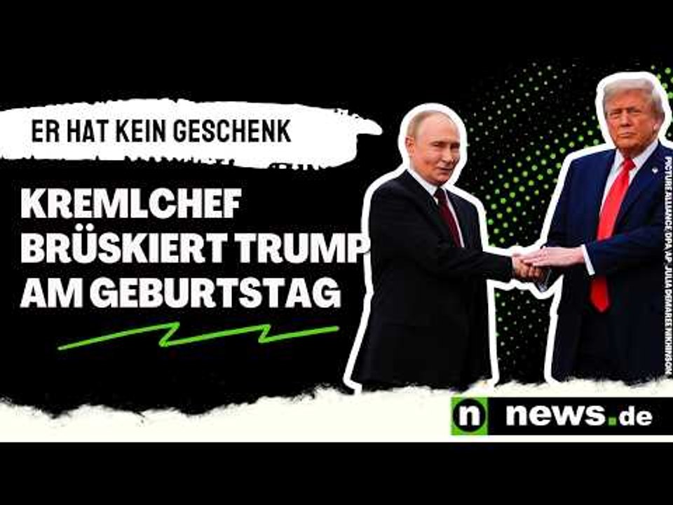 Er hat kein Geschenk - Kremlchef brüskiert Donald Trump am Geburtstag
