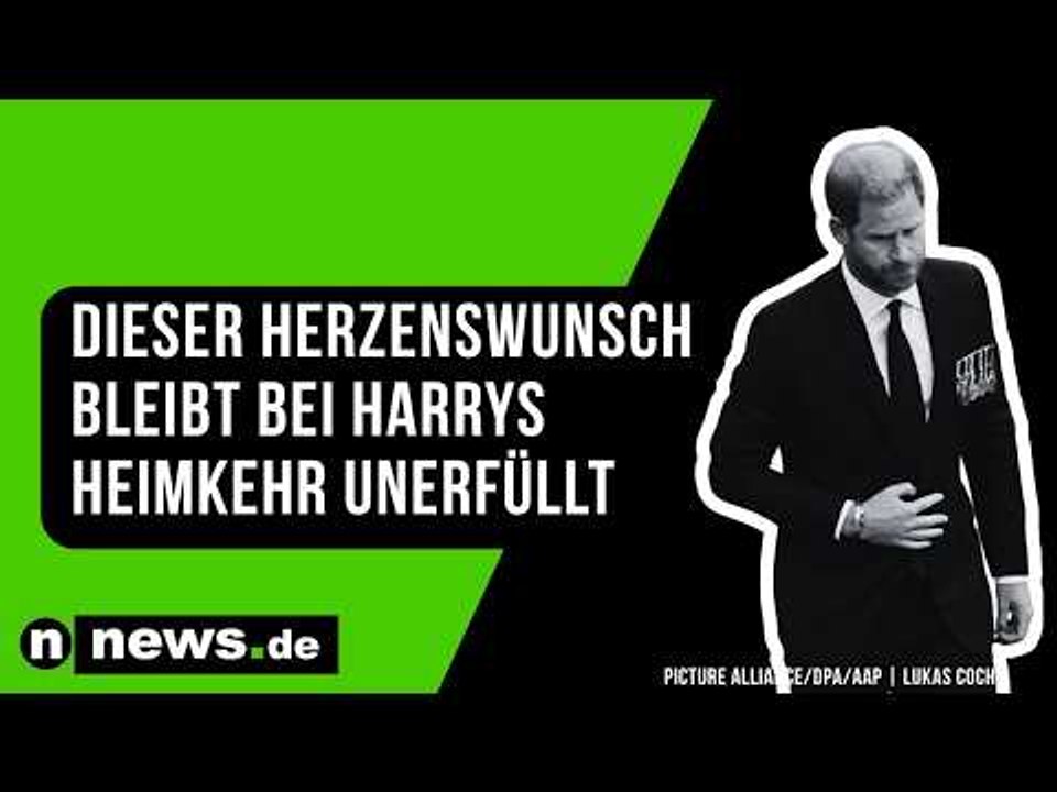 Prinz Harry: Dieser Herzenswunsch bleibt bei Harrys Heimkehr unerfüllt