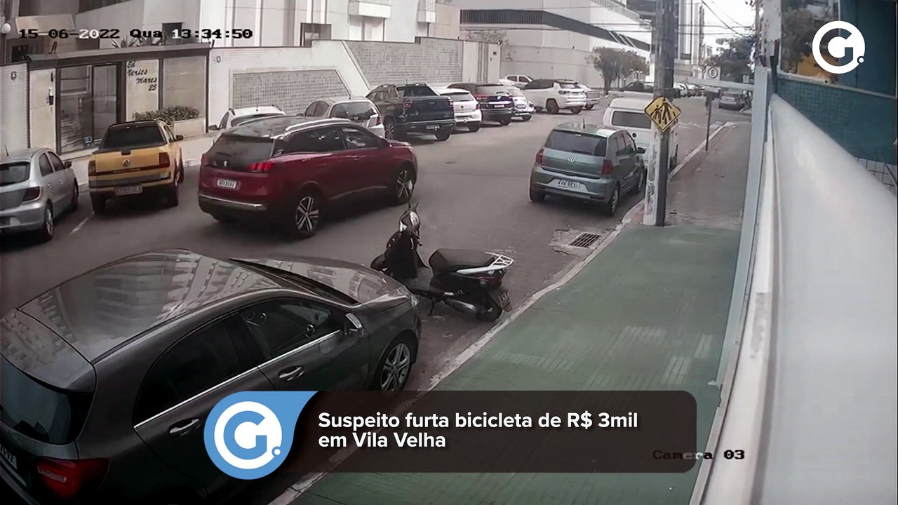 Suspeito furta bicicleta de R$ 3mil em Vila Velha