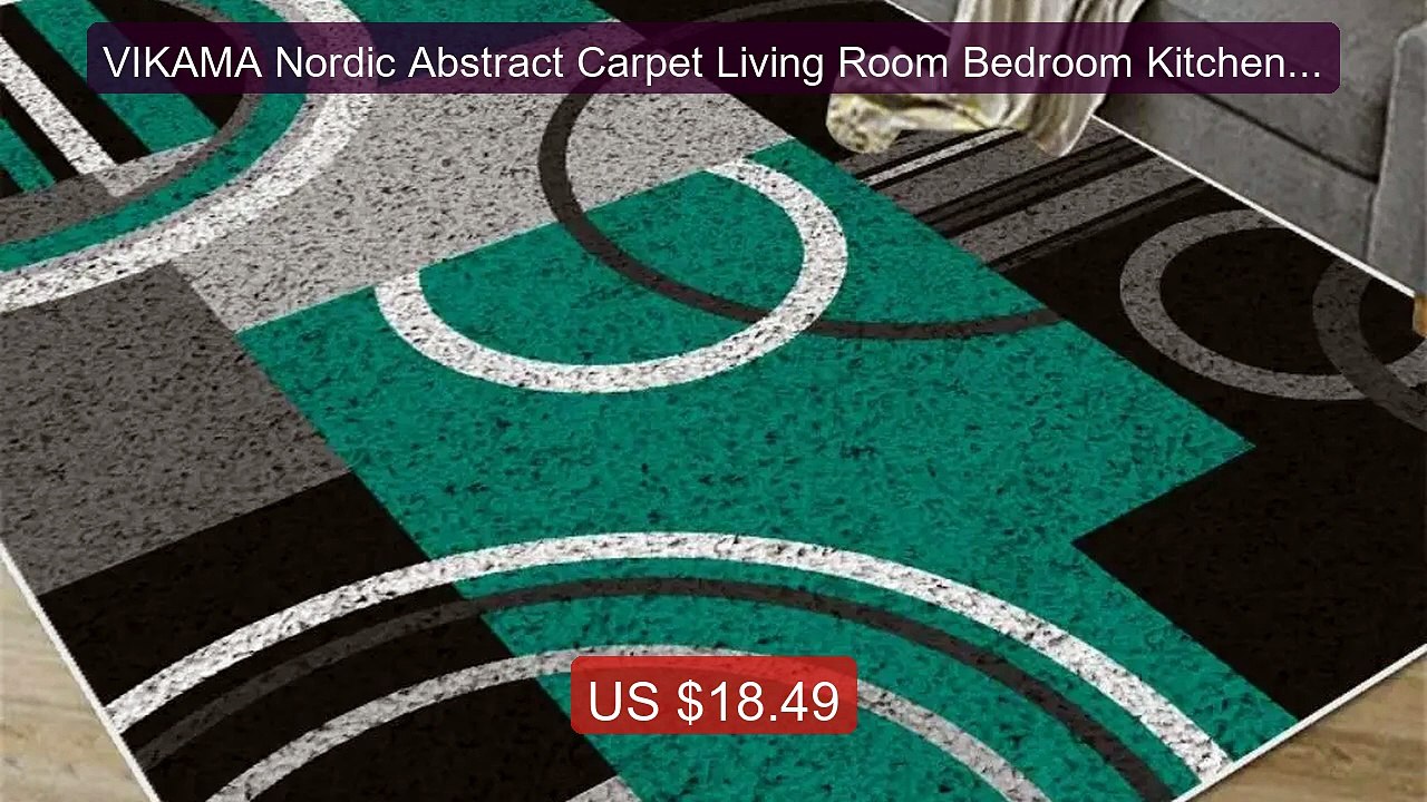 VIKAMA Nordic Abstract Carpet Living Room Bedroom Kitchen Dini... -- Hot Deal 2026 | Limited Offer!