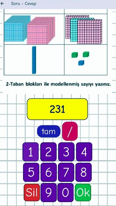 1.1- Modelleme İle Sayıların Gösterimi - 4. Sınıf Matematik #shorts