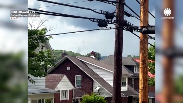 Possible tornado forms near Punxsutawney