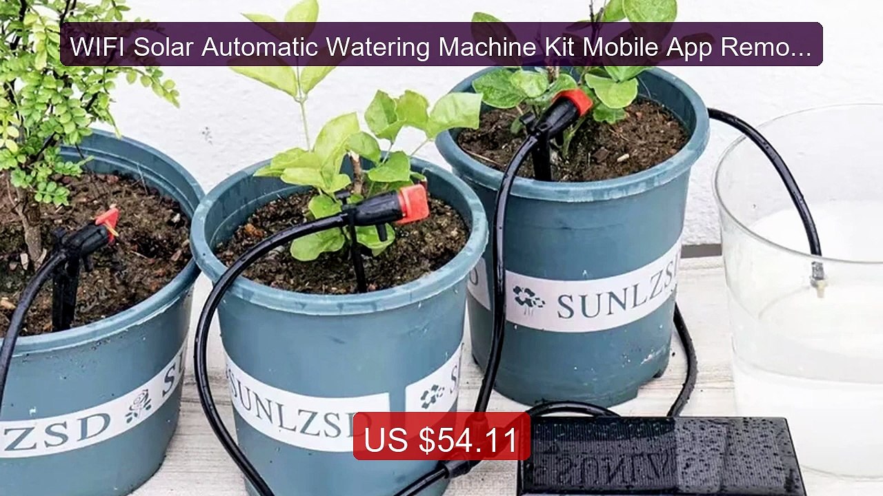 WIFI Solar Automatic Watering Machine Kit Mobile App Remote Contro... -- Best Deal 2026 | Shop Now!