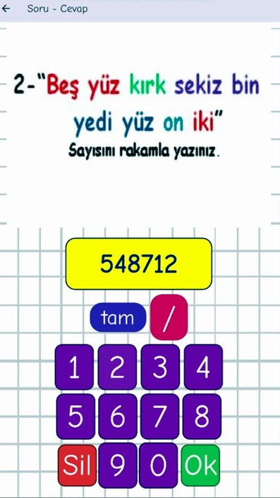 1.4- 6 Basamaklı Sayıların Yazılışı - 4. Sınıf Matematik #shorts