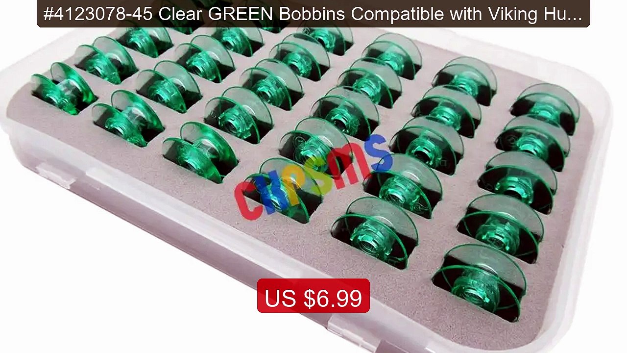 #4123078-45 Clear GREEN Bobbins Compatible with Viking Husqvarna G... -- Best Deal 2026 | Shop Now!