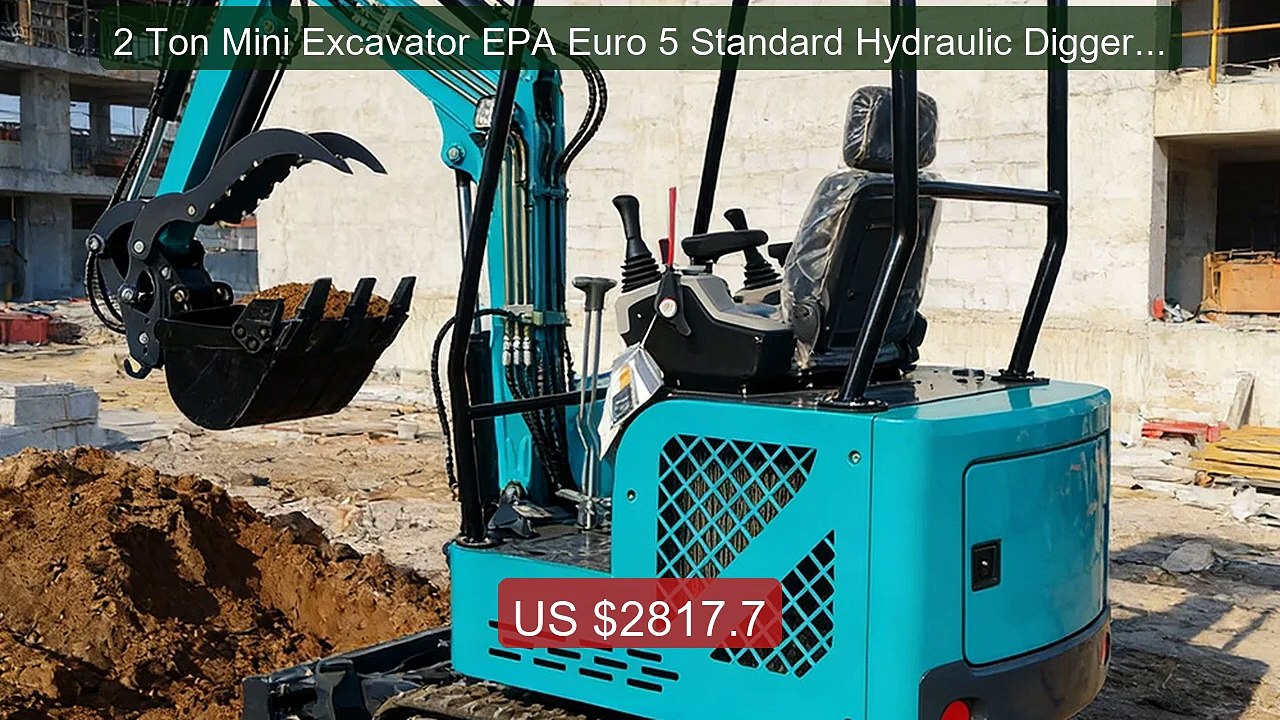2 Ton Mini Excavator EPA Euro 5 Standard Hydraulic Digger Wit... -- Amazing Value 2026 | Must Have!