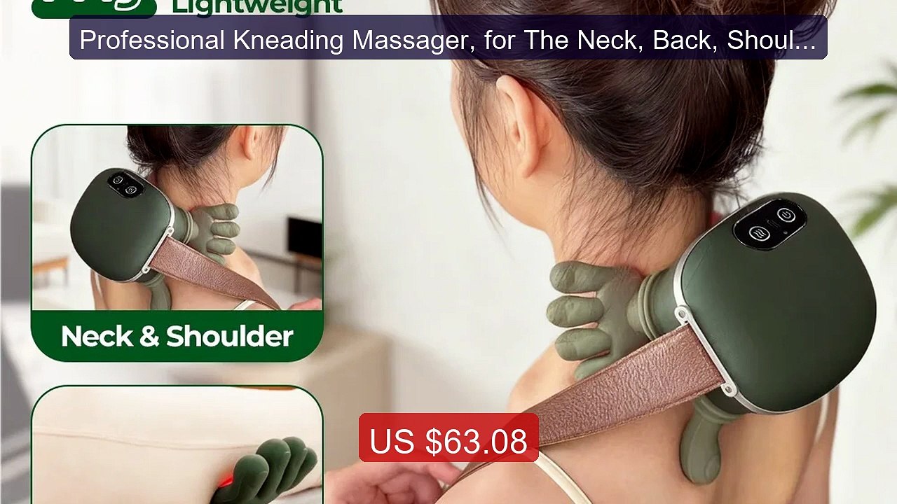 Professional Kneading Massager, for The Neck, Back, Shoulders ... -- Hot Deal 2026 | Limited Offer!