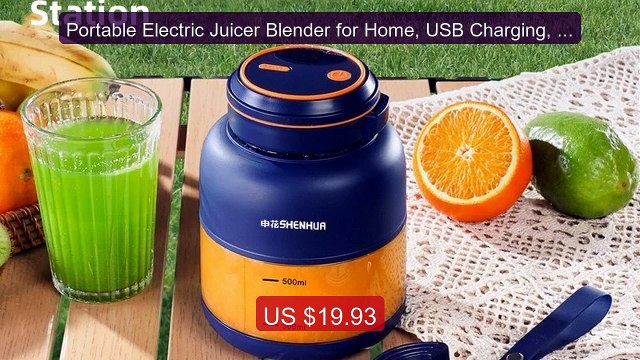 Portable Electric Juicer Blender for Home, USB Charging, Fr... Top Pick 2026 | Unbeatable Price!