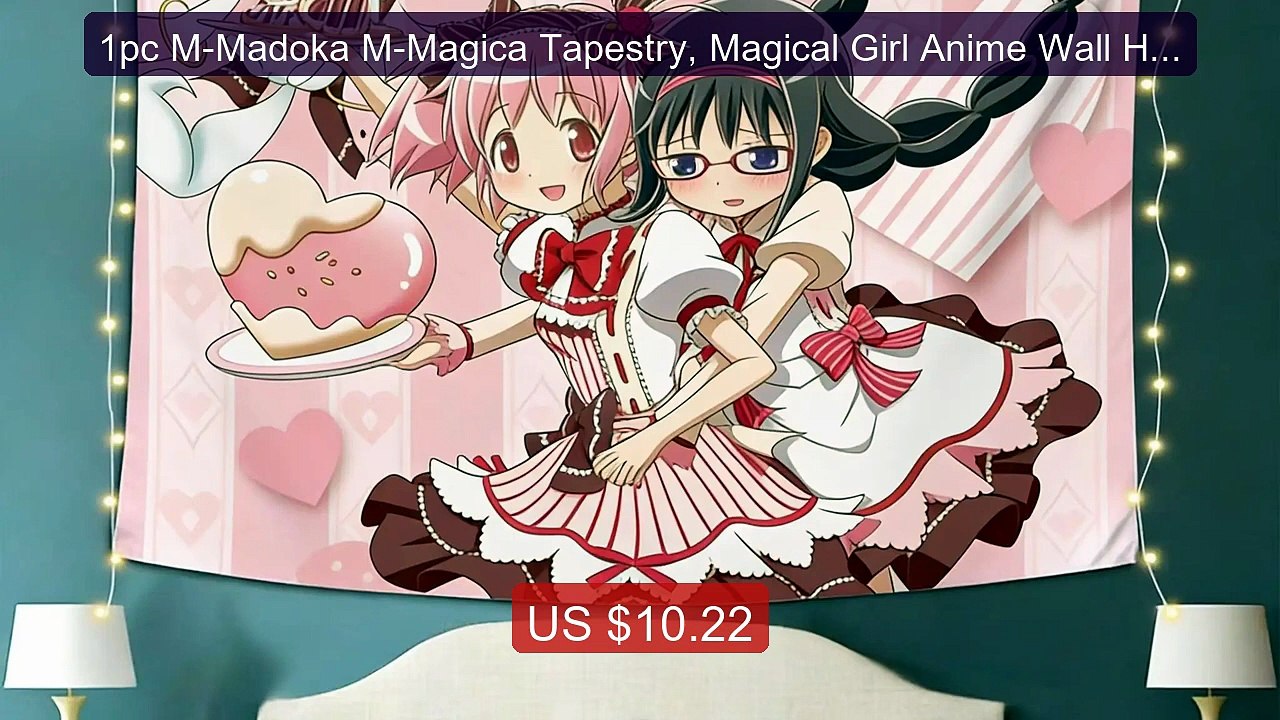 1pc M-Madoka M-Magica Tapestry, Magical Girl Anime Wall Hangin... -- Hot Deal 2026 | Limited Offer!