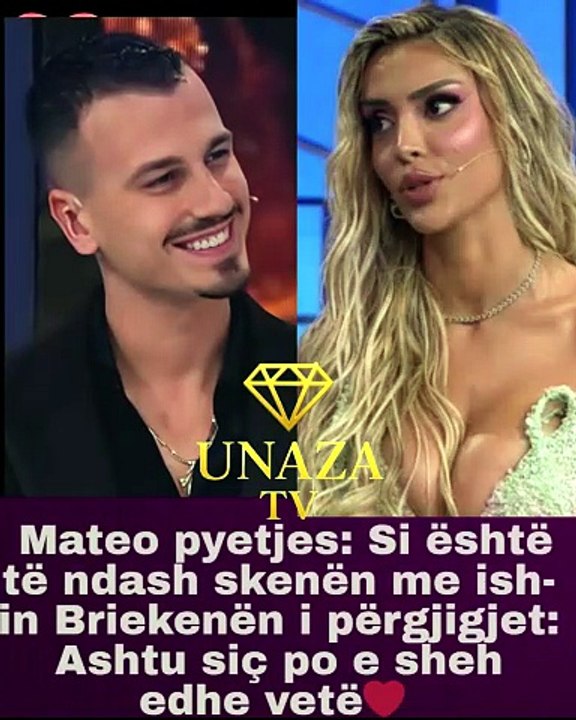 🔵Mateo pyetjes: Si është të ndash skenën me ish-in Brikenën i përgjigjet: Ashtu siç po e sheh edhe vetë❤