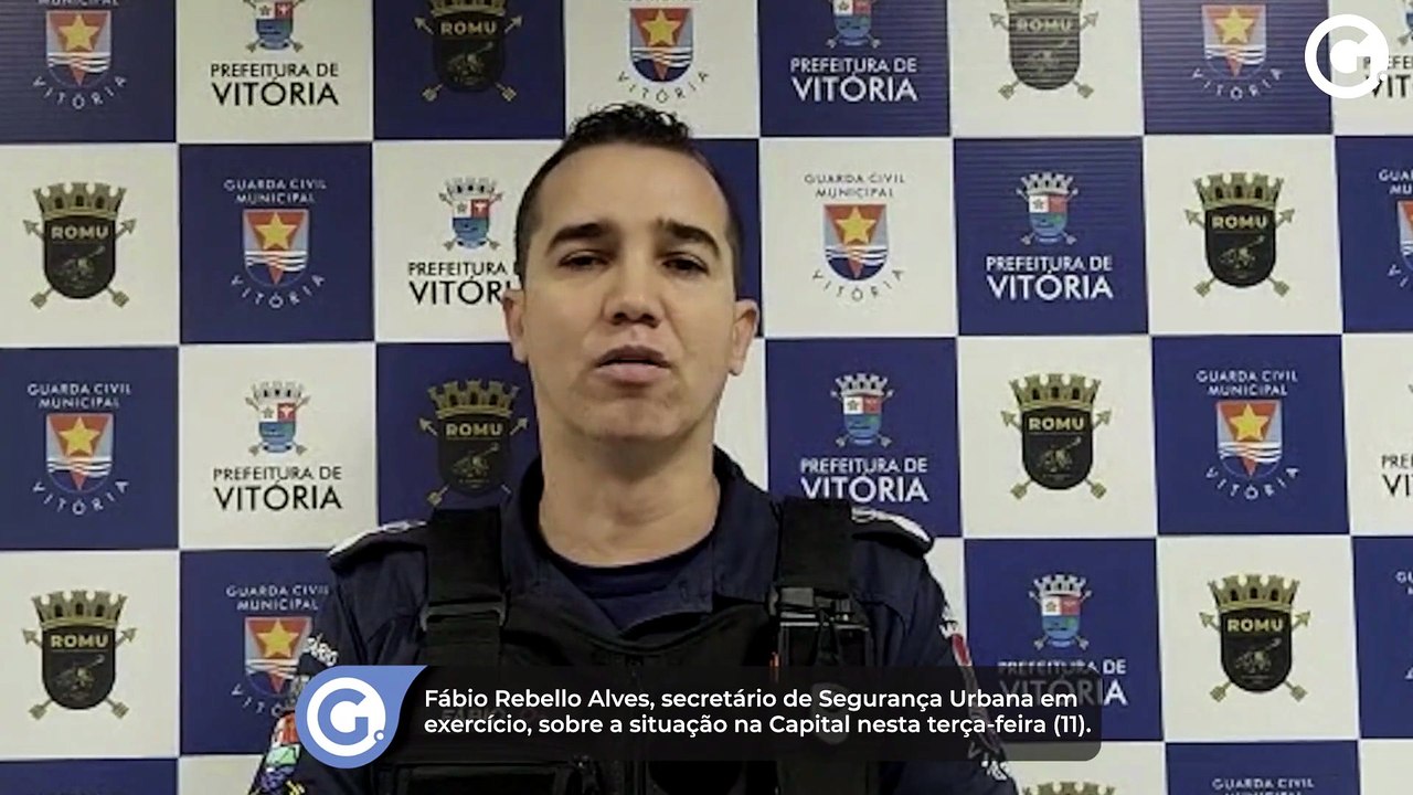 Fábio Rebello Alves, secretário de Segurança Urbana em exercício, sobre a situação na Capital nesta terça-feira (11).