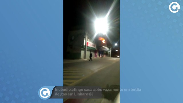 Incêndio atinge casa após vazamento em botija de gás em Linhares