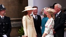 All smiles for Kate and Sophie at Order of the Garter